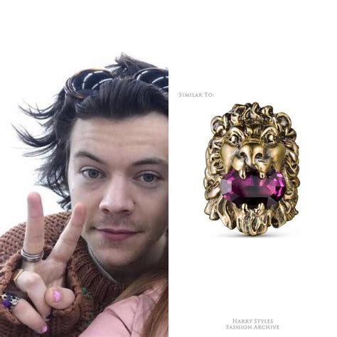 anillos de harry styles gucci